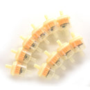 10 Pcs Fuel Filter Yellow Gasoline Inline for Motorcycle Pit Dirt Bike LI