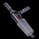 24/40,glass gas inlet adapter with both hose connection,lab glasswar!e