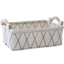 Felt Laundry Box Cotton and Linen Handle Desk Debris Storage Basket Fashion P3B2