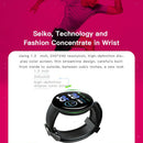 D18 Round Men Women Bluetooth Smart Watch Sport Smartwatch  Blue
