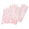 2 Pairs Girls Satin Princess Gloves Wedding Bow Party Gloves Wrist Length