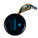2 "52MM blue LED digital instrument gauge fuel level Borletti car motorbike