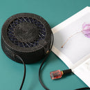 Black Round Rattan Bags For Women Crossbody Bag Handmade Woven Circle Shoul