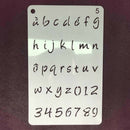 1Multi-use DIY Letter Embossing Greeting Card Stamping Template Stencil Set