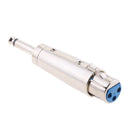 MagiDeal XLR 3-Pin Female to 1/4" 6.35mm Mono Male Jack Audio Mic Adapter