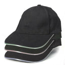 Fashion LED Lighted Glow Club Party Sports Athletic Black Fabric Travel Hat F6X4