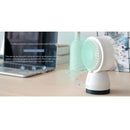 1X(Usb Mini Ultra Quiet Fan Portable Table Top Air Filter Purification Desk