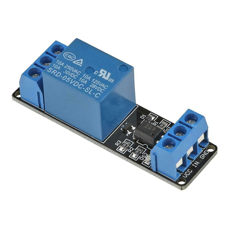 5V 1 Channel Relay Module Board Low Level Trigger w/Optocoupler Isolation A