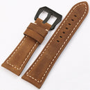 38Mm Leather Band Strap Bracelet for Watch Iwatch Series1/2/3/4 Brown