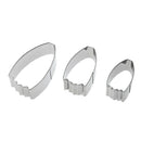 3pcs Calliopsis Cutters Set Stainless Steel Fondant Cakes Mould Tools