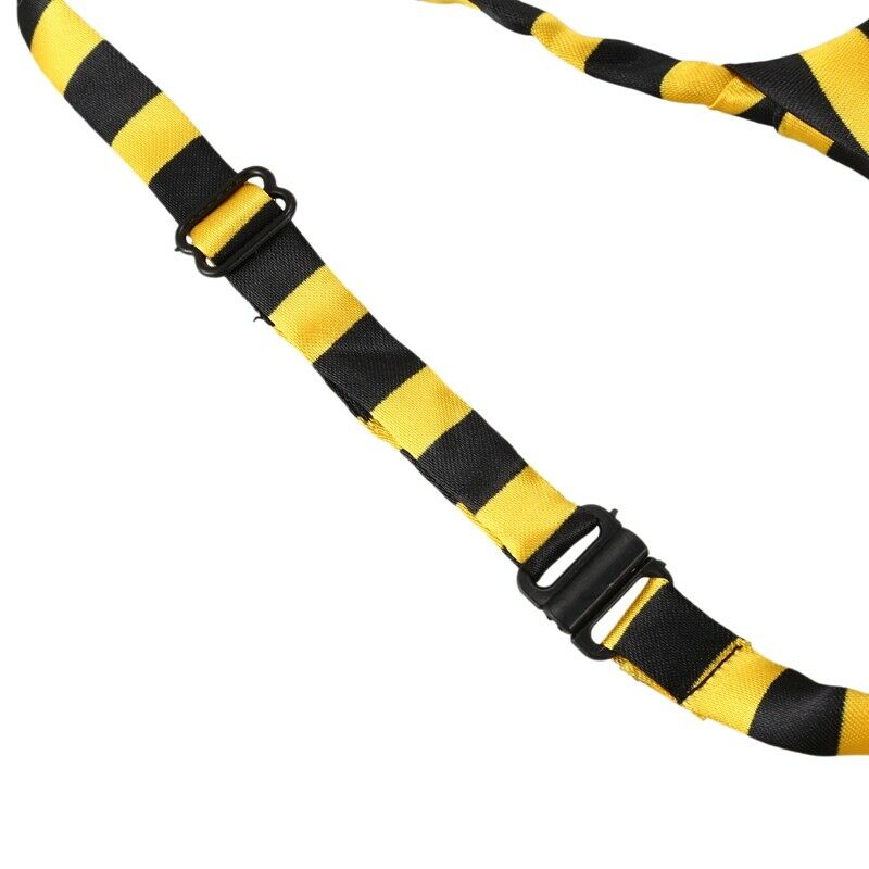 Dog Cat Pet Collar Accessory Bow Tie Necktie Black Orange