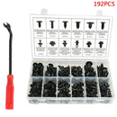 192pcs Car Body Retainer Push Pin Rivet Clip Moulding Trim Panel Assortment Kit