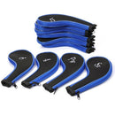 10 Pcs Golf Club Head Cover Number Printed With Zipper Golf Club Accessorie
