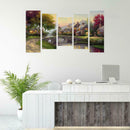 5pcs 5D DIY Full Drill Diamond Painting Home Cross Stitch Mosaic Craft Kits