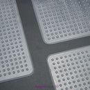 4pcs Silicone Fresh Food Grade Plastic Wrap (White)