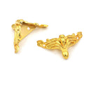 4PCS Wood Case Gift Box Decorative Feet Leg Corner Protector Guard  JC,a