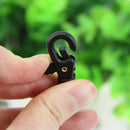 10PCS  Survival Carabiner Mini Rotatable Buckle Quickdraw Key Chain EDC ToME