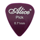 Alice 20pcs 0.71mm Smooth Nylon Medium Electric/Acoustic Guitar Picks K7L8