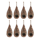 8 Pack Bird House, Hanging Birdhouse Hummingbird Nest Fiber Hand-Woven Roosting