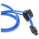 1 pair Elastic Laces Easy Fixation for Sports (Blue)