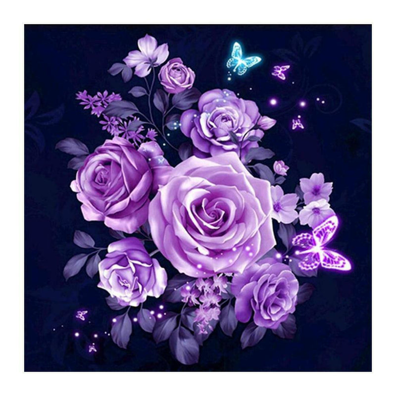 5D Full Drill Diamond Rose Painting Embroidery DIY Mosaic Cross Stitch Kit