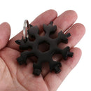 Multi-tool card combination Compact portable outdoor products Snowflake too
