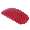 2.4GHz 1,000DPI Ultra-thin 3-Button Wireless Photoelectric Mouse (Red)