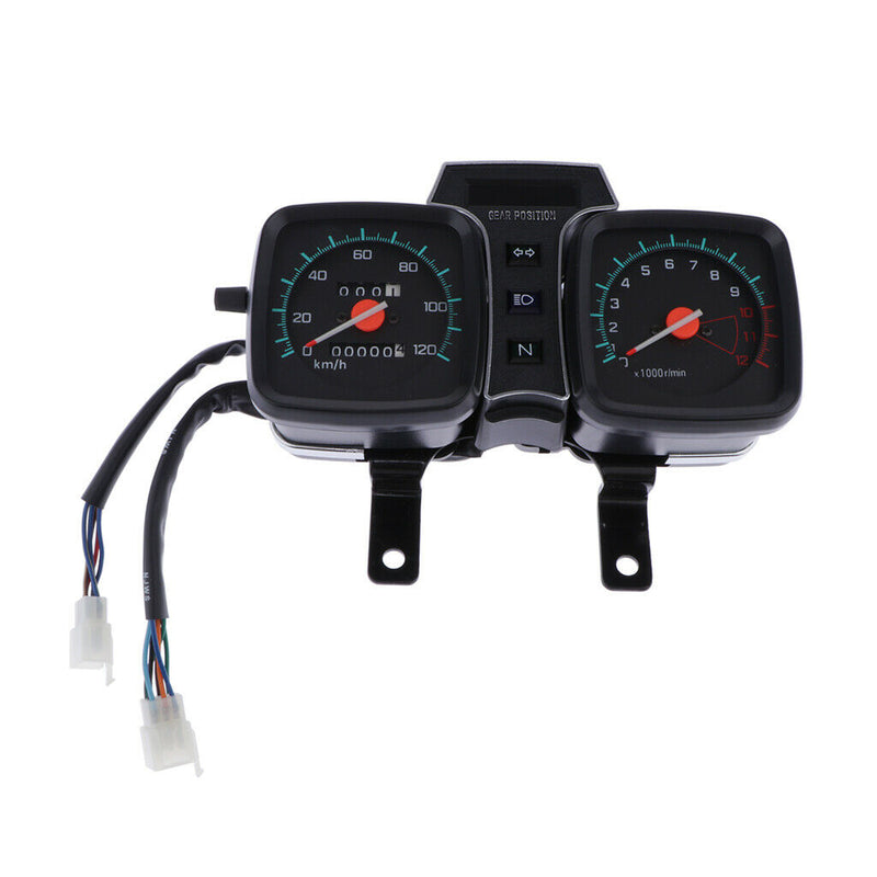 12000rpm Motorcycle Tachometer Speedometer Odometer Gauge Meter for GS125