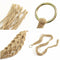 Beige Double Macrame Plant Hanger 2 Tiers Hanging Planter Pot Holder 120cm