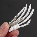 New Fashion Skeleton Hand Bone Hair Clip (White) Y3J1