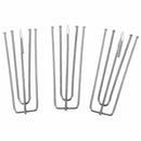 Window Treatment 7cm Long 4 Pinch Pleat Drapes Curtain Hooks 10pcs