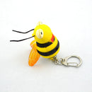 Creative Cute Luminous Bee Keychain With Sound Effect Kids Gift (3 x AG10) 2017