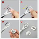 Foot File Hard Skin Remover Callus Shaver Corn Cutter Pedicure Tool + 10 Blades