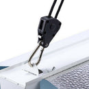 2Pcs Rope Clip Hanger Grow Light Ratchet Hanger 150lbs Capacity 6.56Ft Long