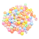 100pcs End Finished Beads fit Hair Tie Band Rope Ponytail Holder Bracelets