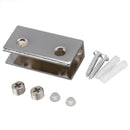 Rectangular 10-12mm Glass Shelf Clip Clamp Holder Support Bracket