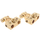 2PCS Car Battery Terminal Connector Top Post Positive Negative Universa gtFS3C