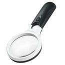 Interchangeable 2 Main Lens 10X/20X Handheld Magnifier LED Magnifying Glass