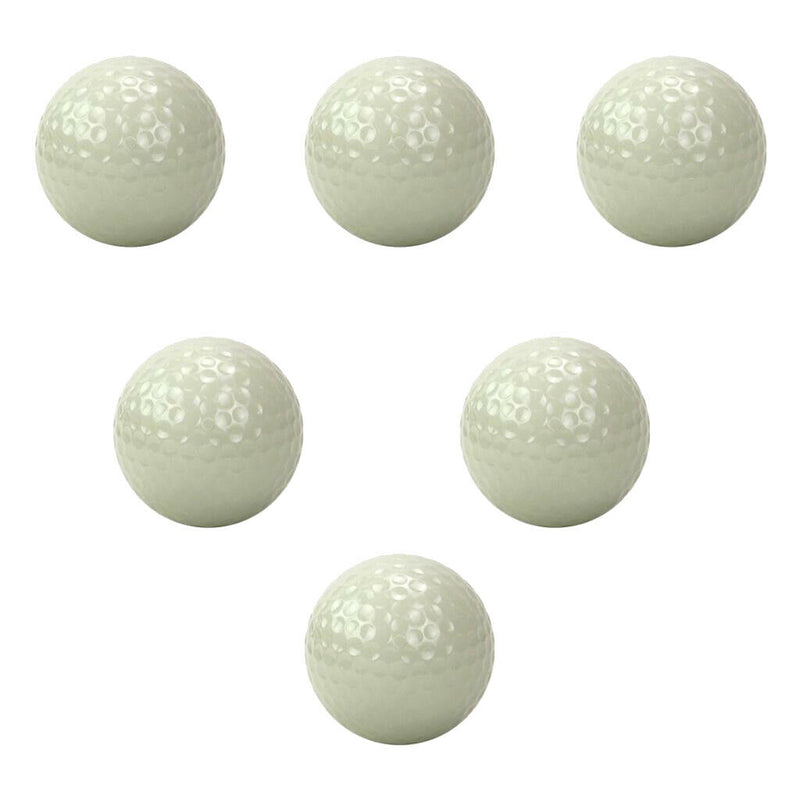 Set of 6 Reusable Luminous Golf Club Balls, Durable Night Glow Club Balls,