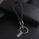 Fashion Men Leather Key Chain Ring Keyfob Car Keyring Keychain Creative Gift BX