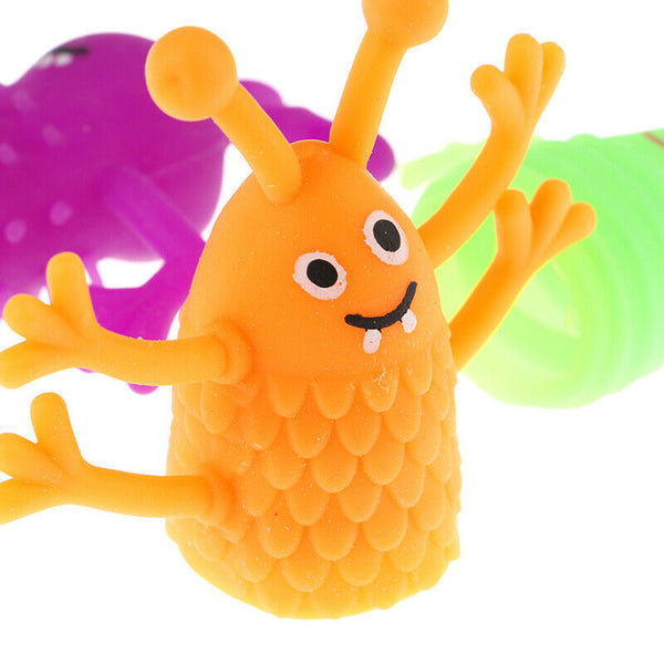 4Pcs/Set Expression Hand Puppet Children Finger Puppet Parent Storytelling PA3C