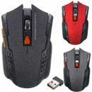 2.4Ghz Wireless Optical Gaming Mouse Mice & USB Receiver Red Black For PC L C8K0