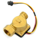 1Pcs G1/2 Water Flow Sensor Dn15 F=10Q 1-30L/Min Hall Flow Meter Copper Wat