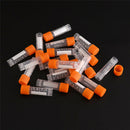 20pcs 1.8ml screw capsule bottles blending lab analyze centrifuge serum tubes M&