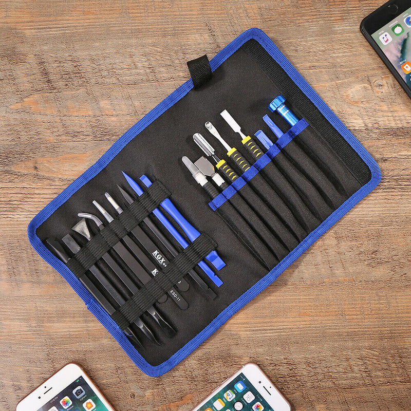17 in 1 Phone Tablet Repair Tools Kit Dual Ends Spudger Pry Opening Tool A