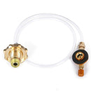 Gas Stove Propane Refill Adapter Burner Flat Cylinder Tank For Outdoor Camping