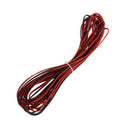 22 GAUGE 8M RED BLACK ZIP WIRE AWG CABLE POWER GROUND STRANDED tinned coppe T2H9