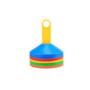 50Pcs Multi Color Football Training Disc Cones Soccer Field Marking Coaching