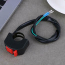 1pc Universal Motorcycle Handlebar ON-OFF Button LED Headlight Switch