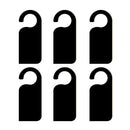 6pcs Blank Double Sided Mini Wood Chalkboard BlackBoard Door Hanger Sign